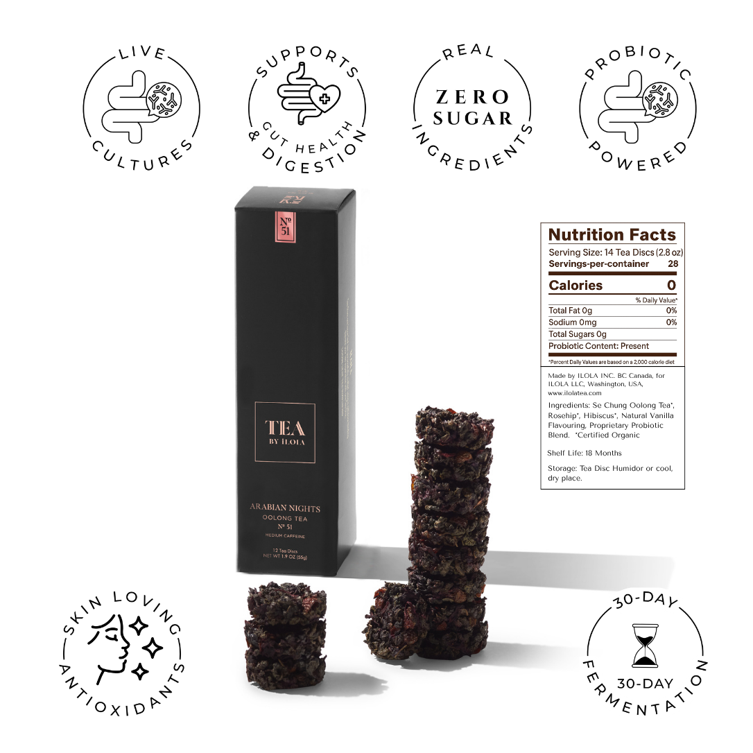 iLOLA Arabian Nights No. 51 – Spiced Floral Probiotic Oolong Tea Discs