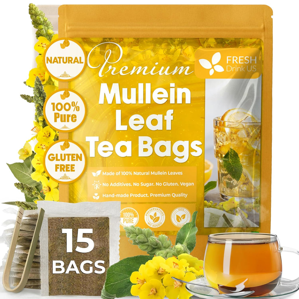 FreshDrinkUS Mullein Leaf Tea Bags
