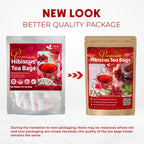 FreshDrinkUS Hibiscus Flower Tea Bags