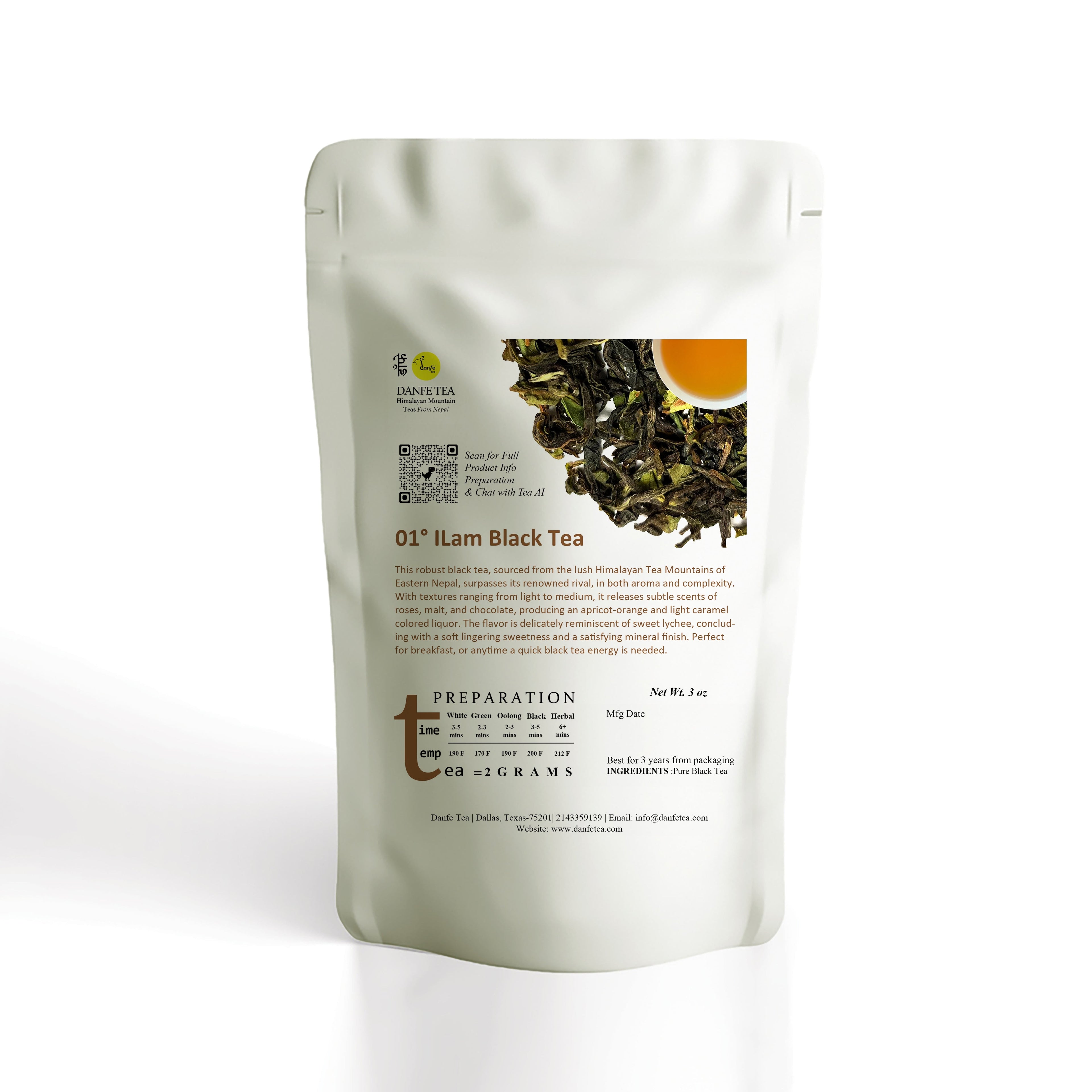 Danfe Ilam Loose Leaf Black Tea