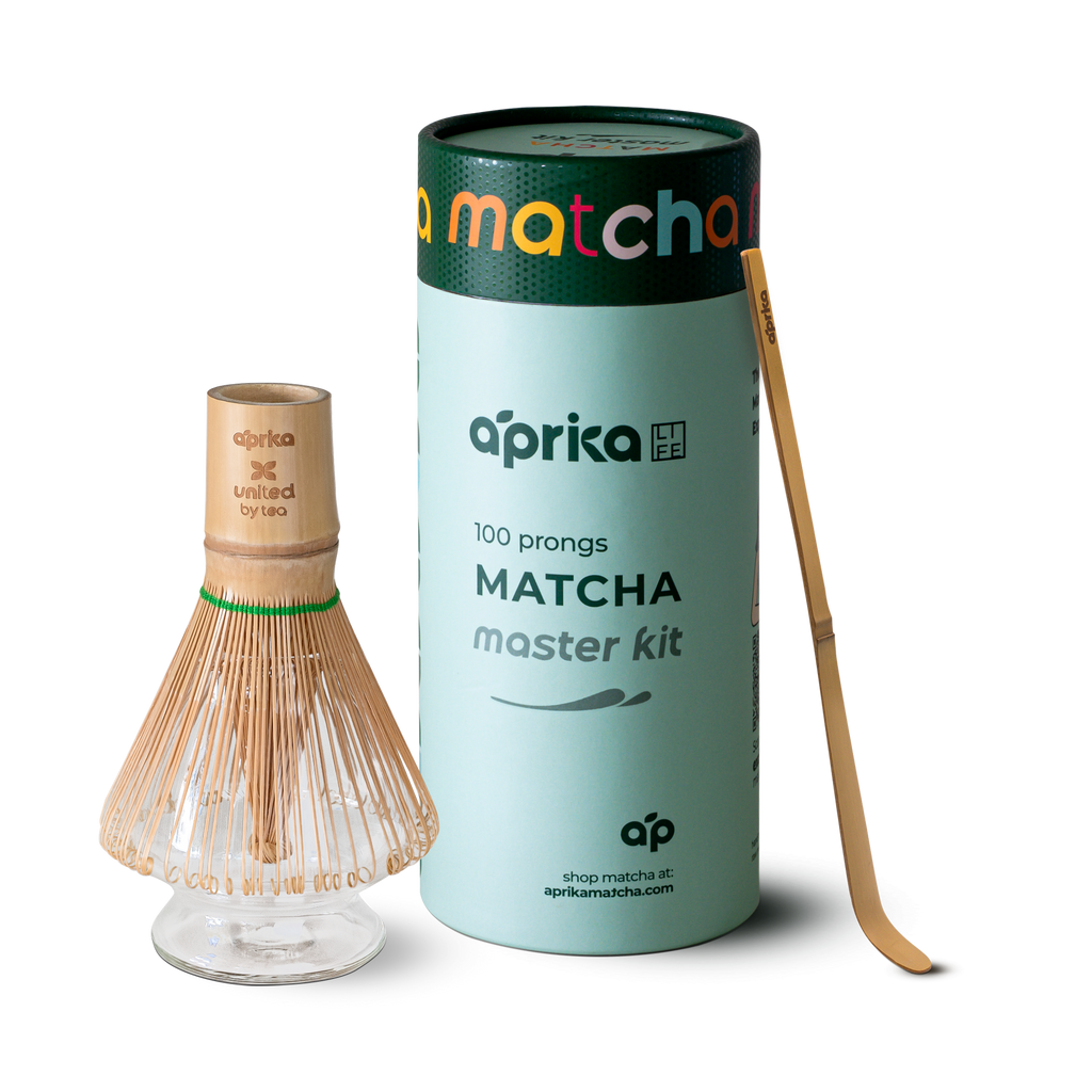 Aprika Life Matcha Bamboo Whisk & Holder Set