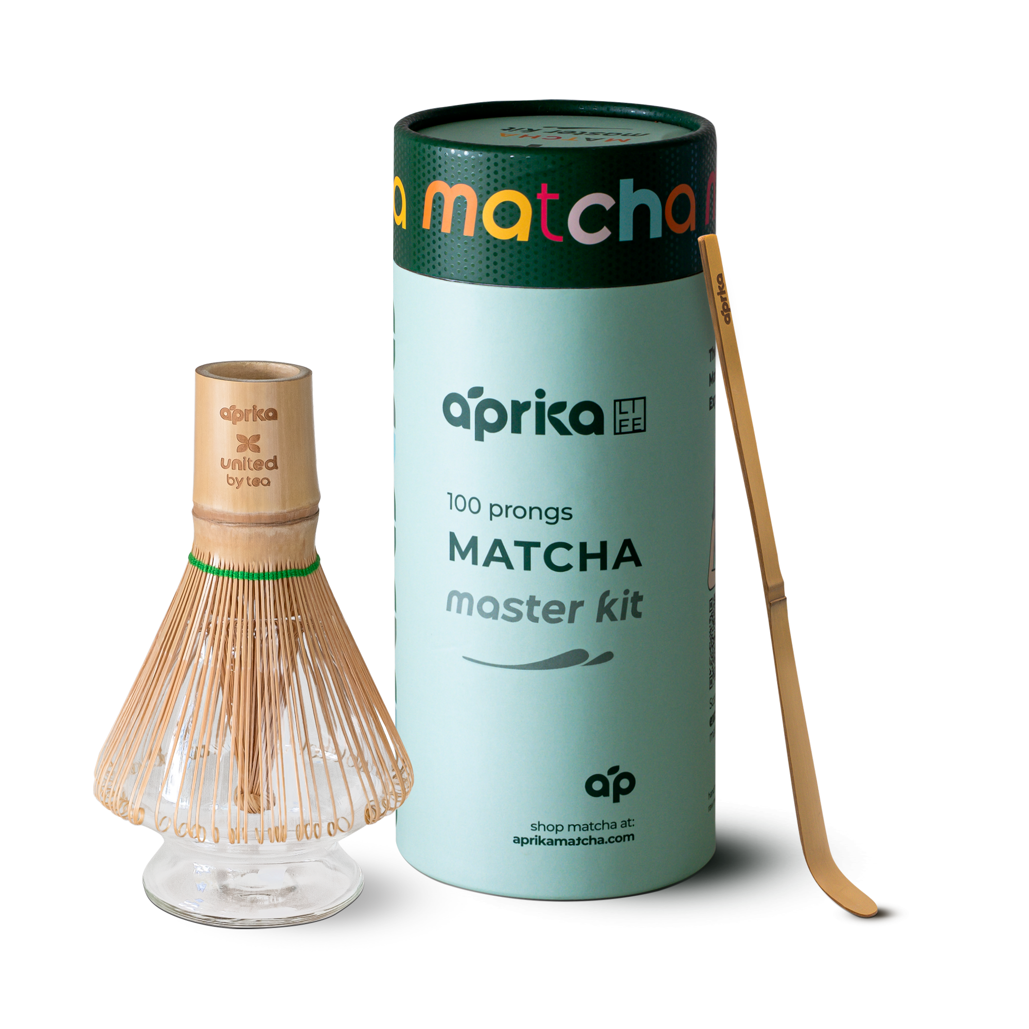 Aprika Life Matcha Bamboo Whisk & Holder Set