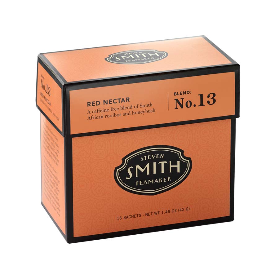 Smith Teamaker RED NECTAR BLEND HERBAL TEA BLEND NO. 13 (15 TEA BAGS, 1.48 OZ)