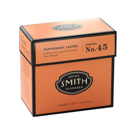 Smith Teamaker PEPPERMINT HERBAL TEA VARIETAL NO. 45 (15 TEA BAGS, 0.78 OZ)