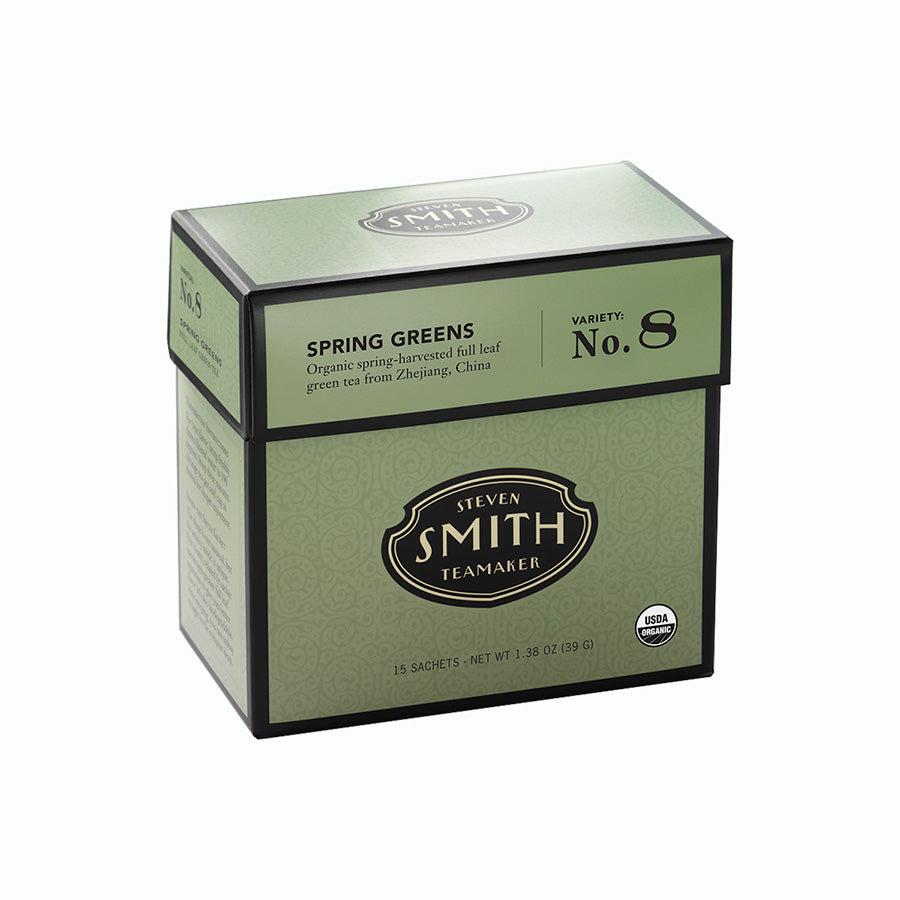 Smith Teamaker SPRING GREENS TEA VARIETY NO. 8 (15 TEA BAGS, 1.38 OZ)