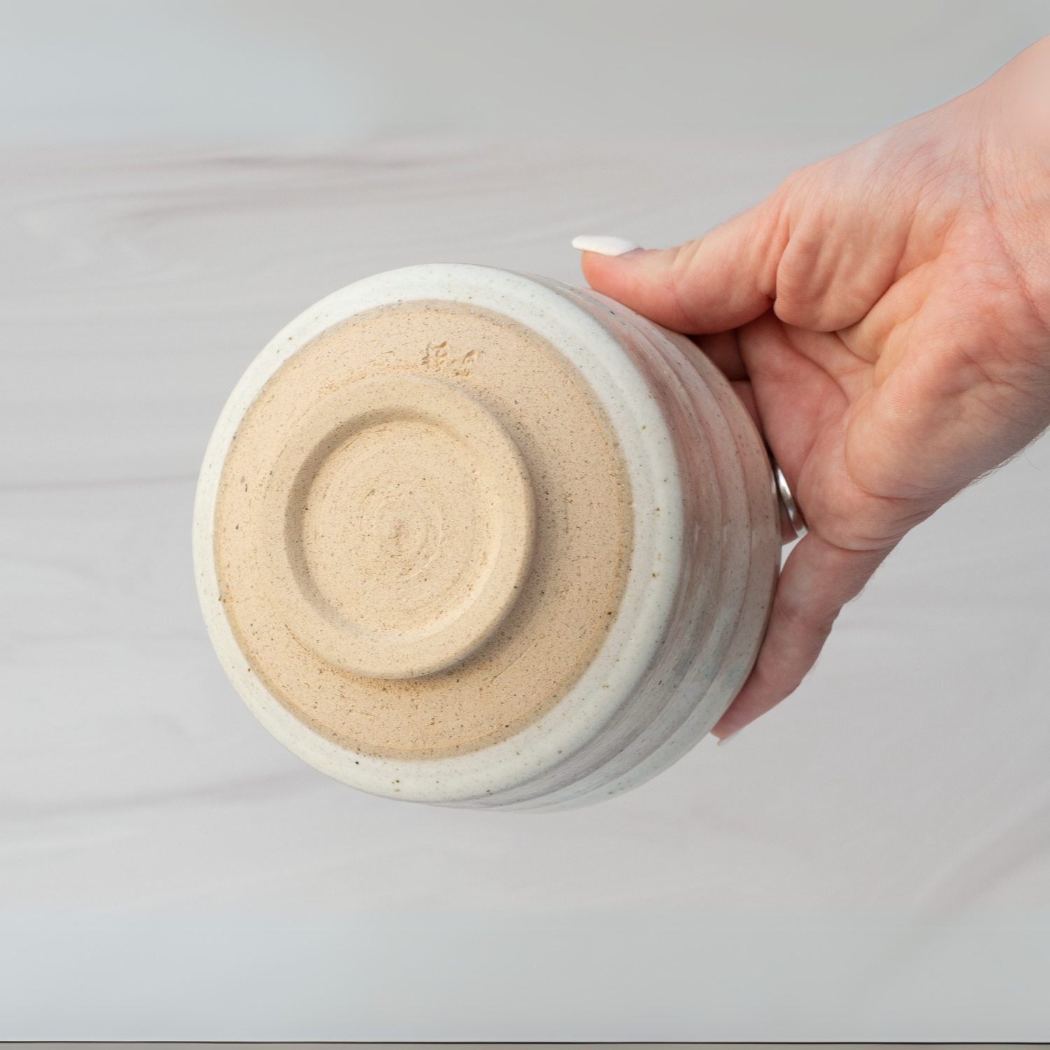 Aprika Life Beige Ceramic Matcha Bowl