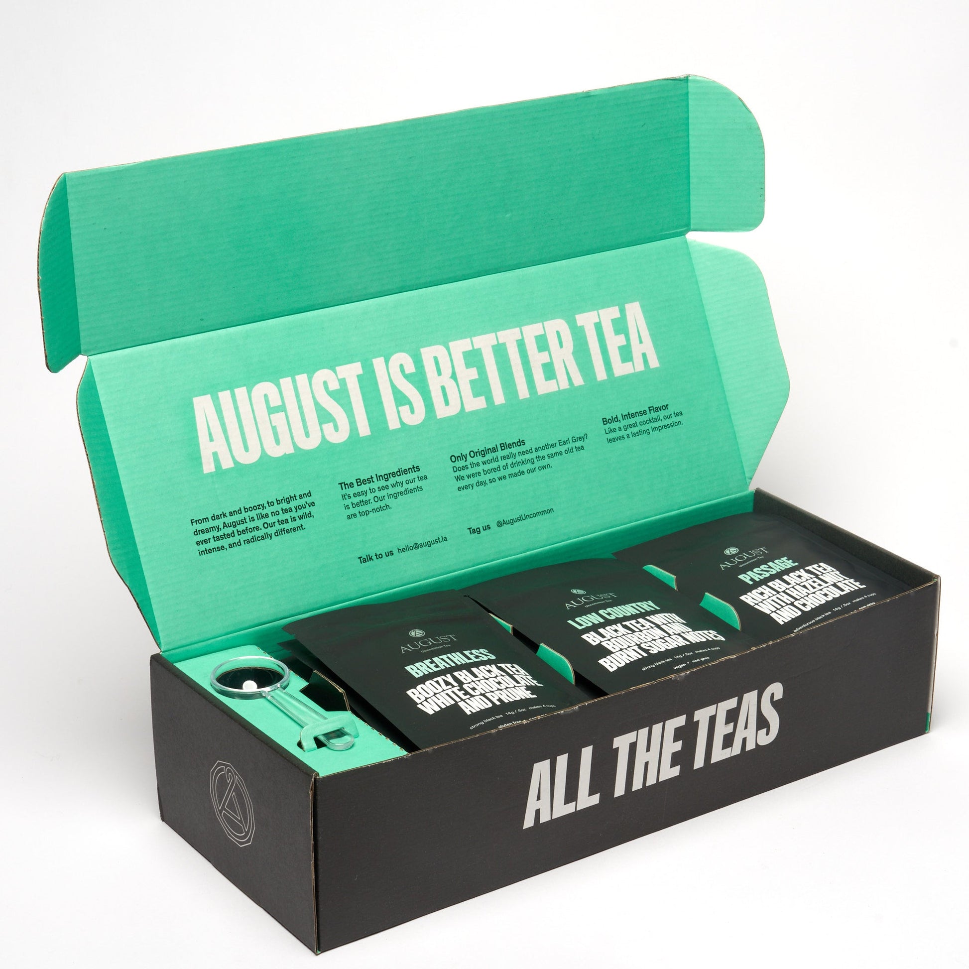 August All the Teas - Deluxe 30 Tea Sampler. Gotta taste em all!