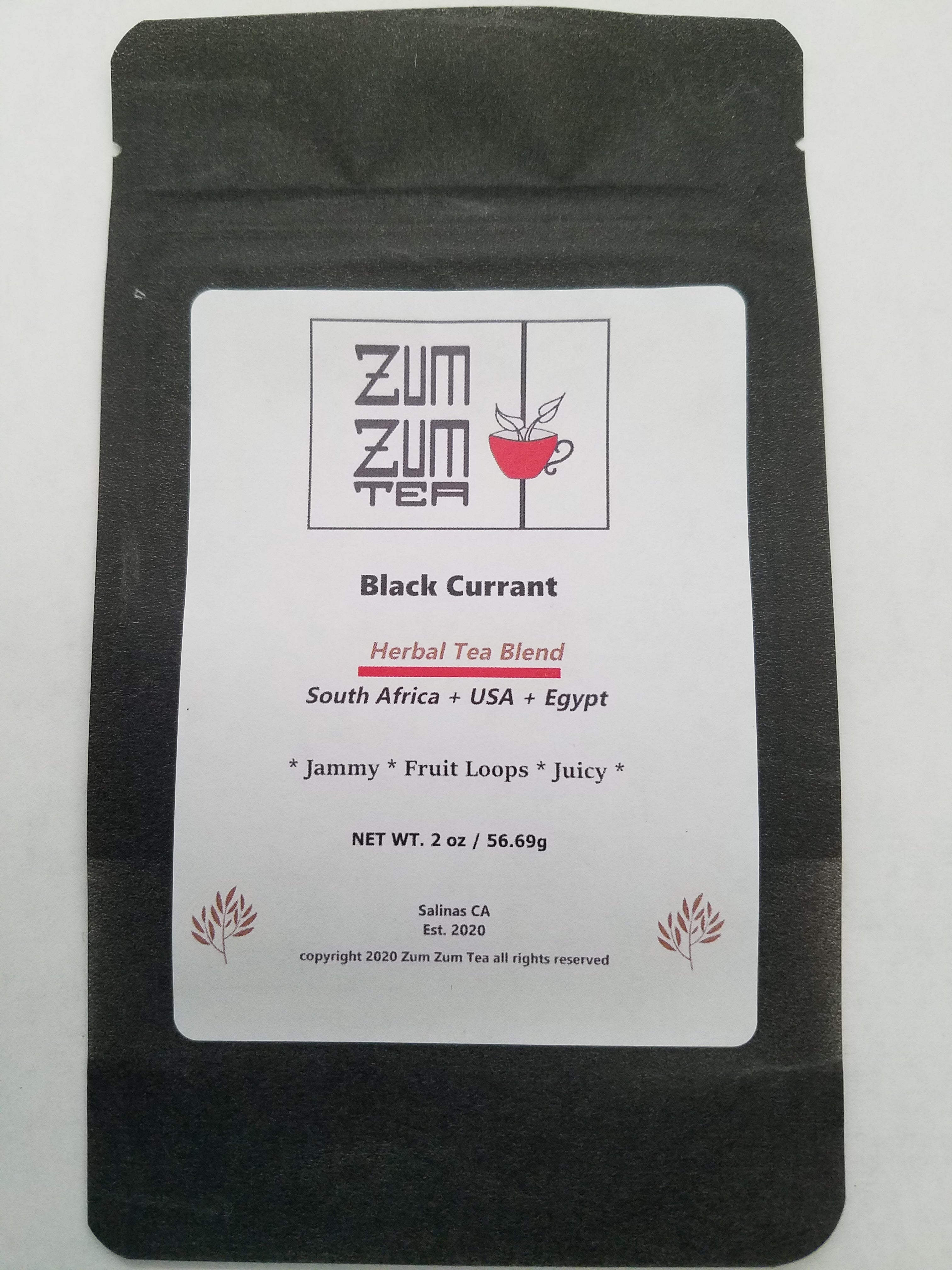 Zum Zum Black Currant Rooibos Tea