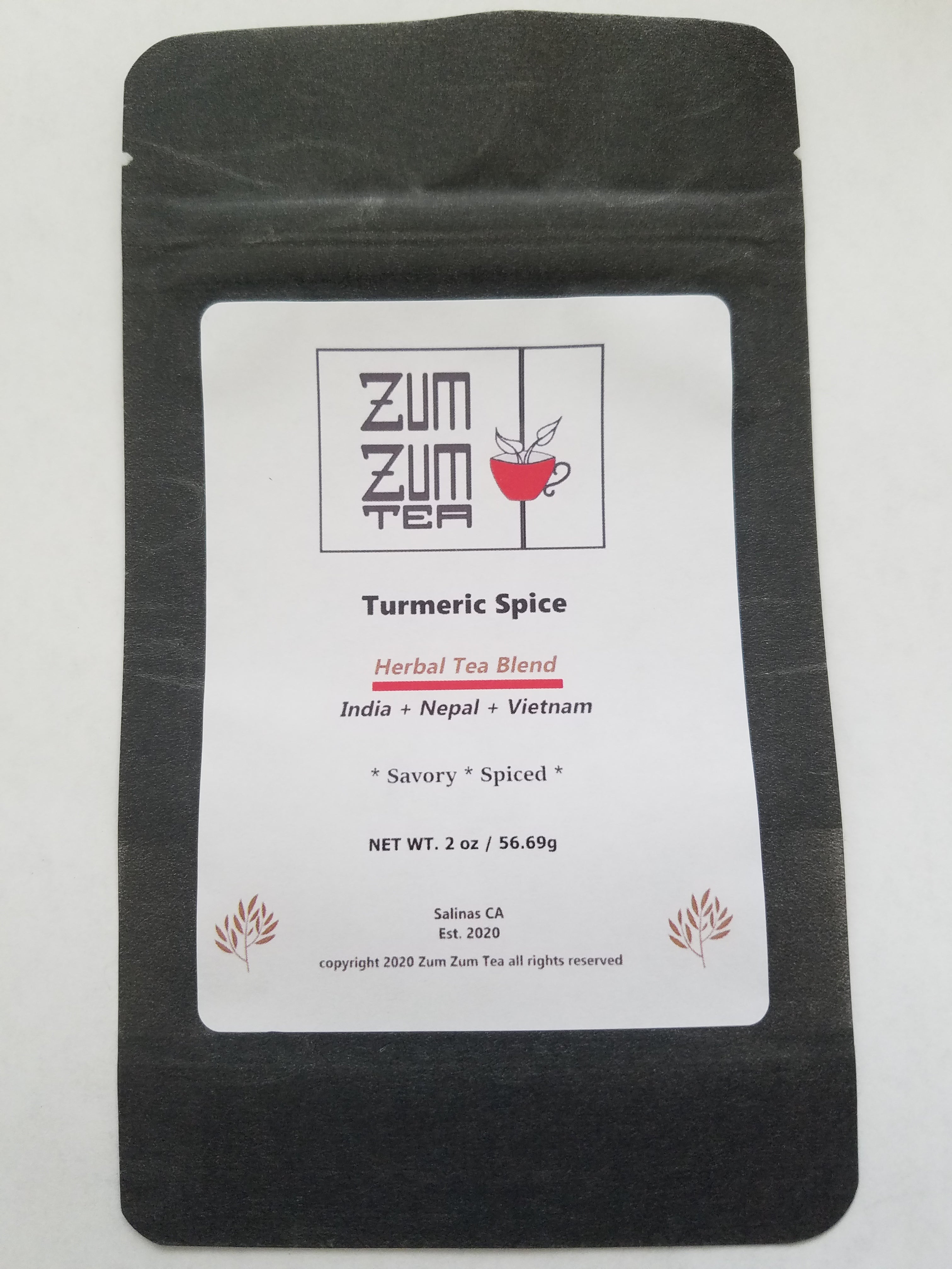 Zum Zum Turmeric Spice Herbal Tea