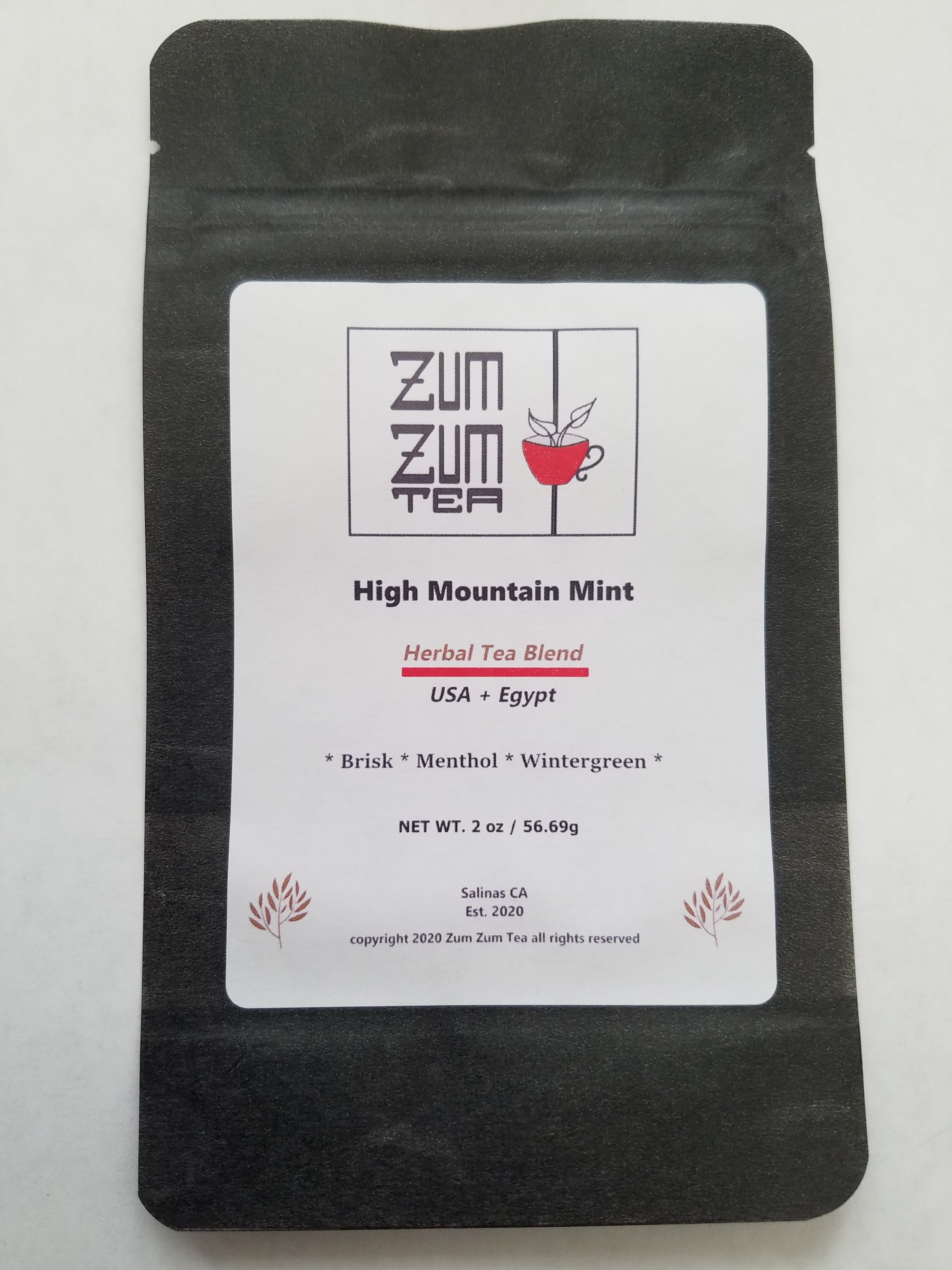 Zum Zum High Mountain Mint Herbal Tea