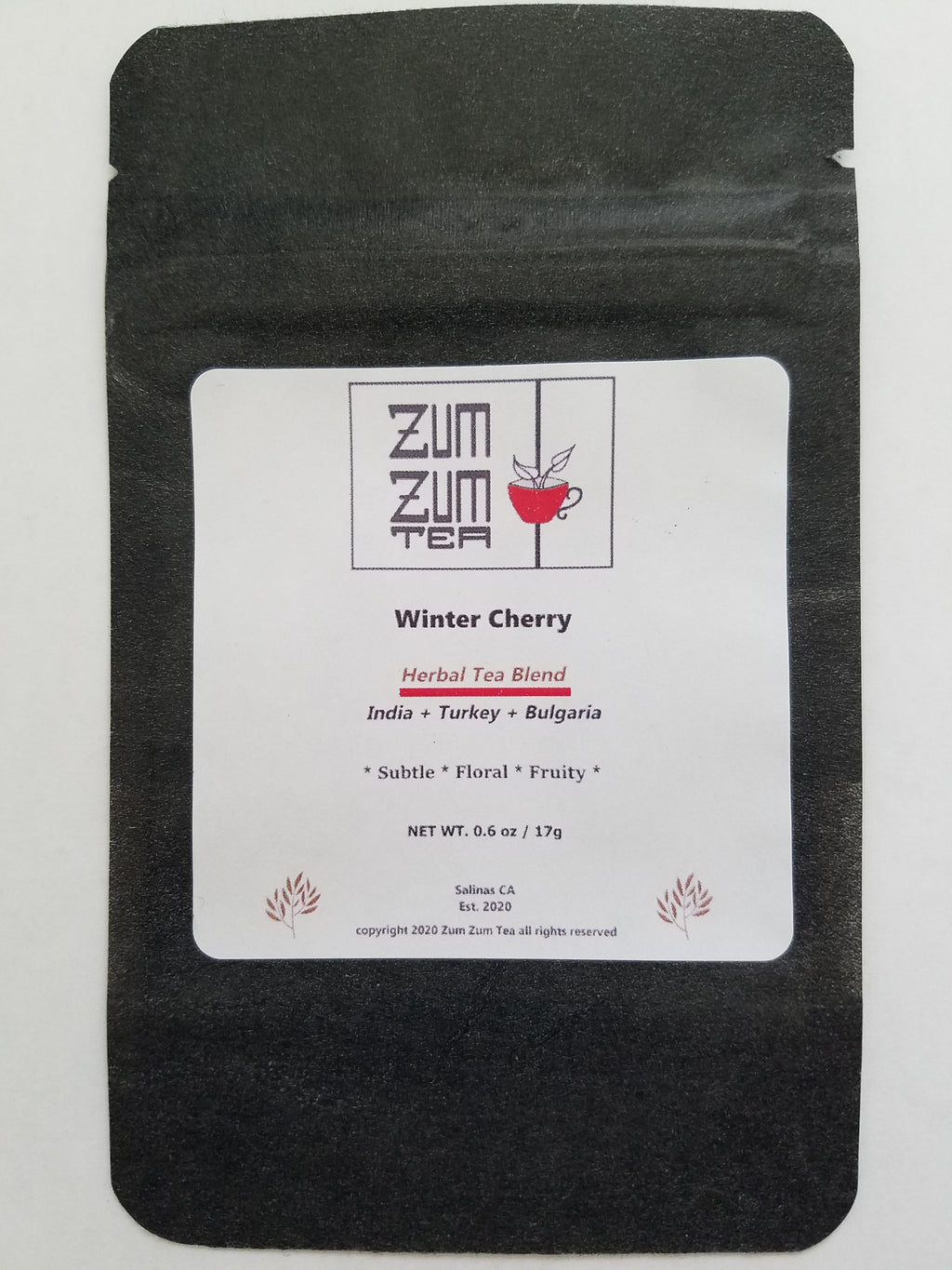 Zum Zum Winter Cherry Herbal Tea