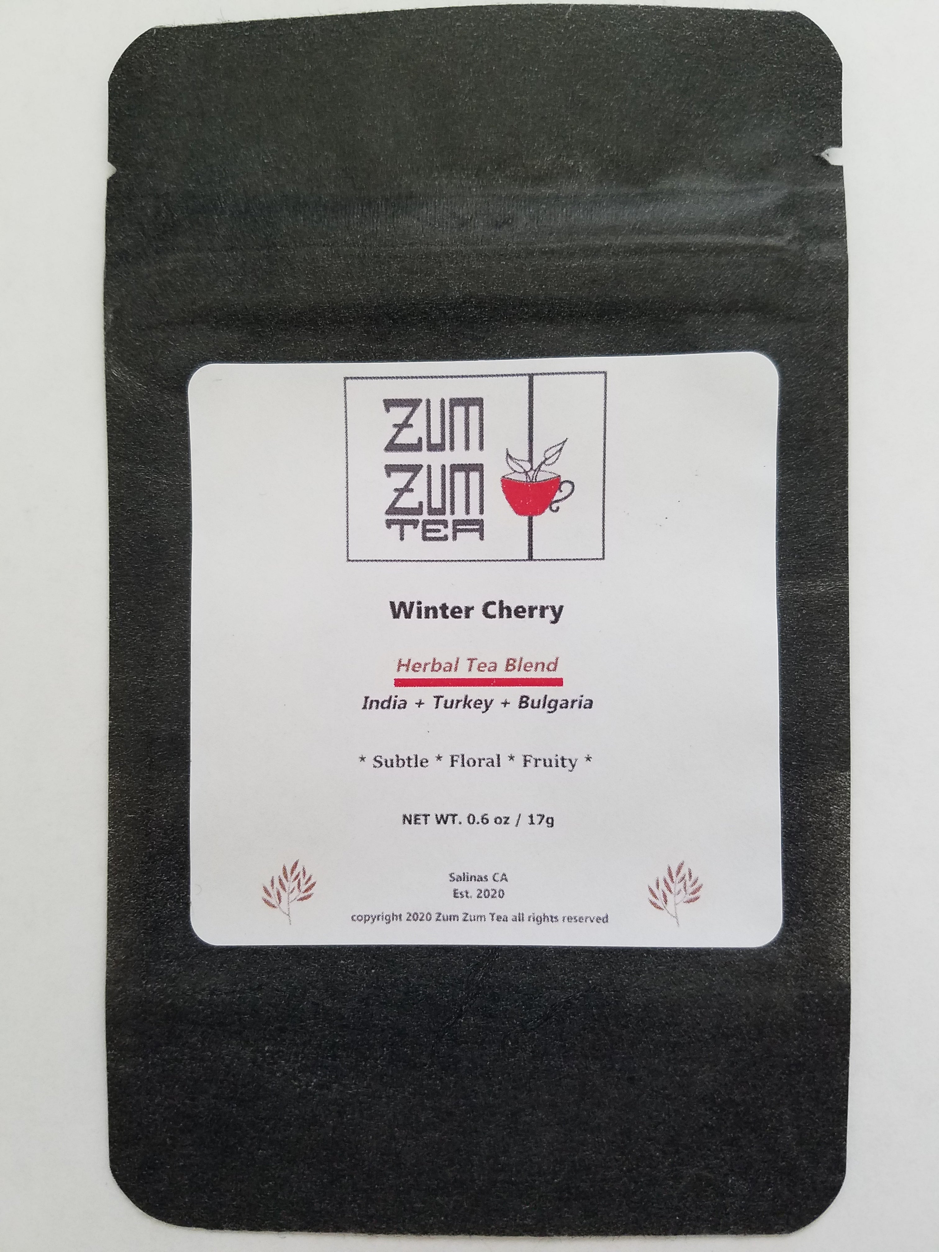 Zum Zum Winter Cherry Herbal Tea