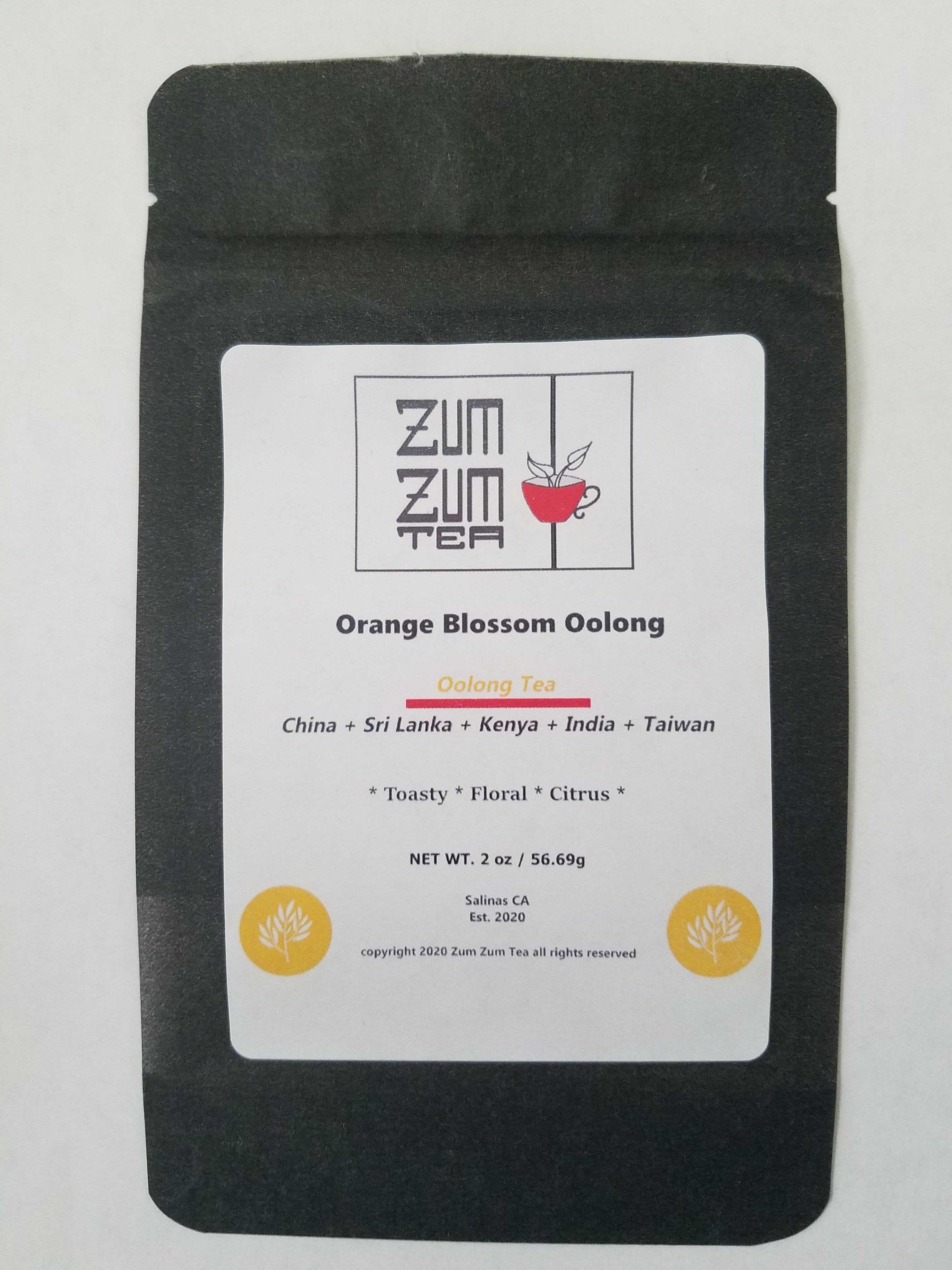 Zum Zum Orange Blossom Oolong Tea