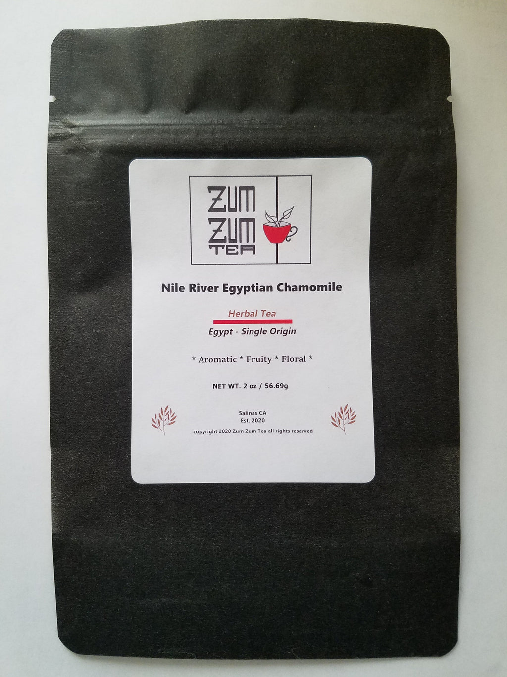 Zum Zum Nile River Egyptian Chamomile Herbal Tea