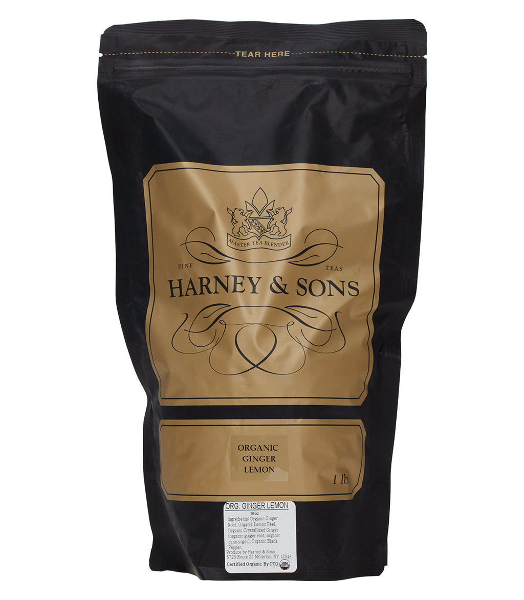 Harney & Sons Organic Ginger Lemon Herbal Tea
