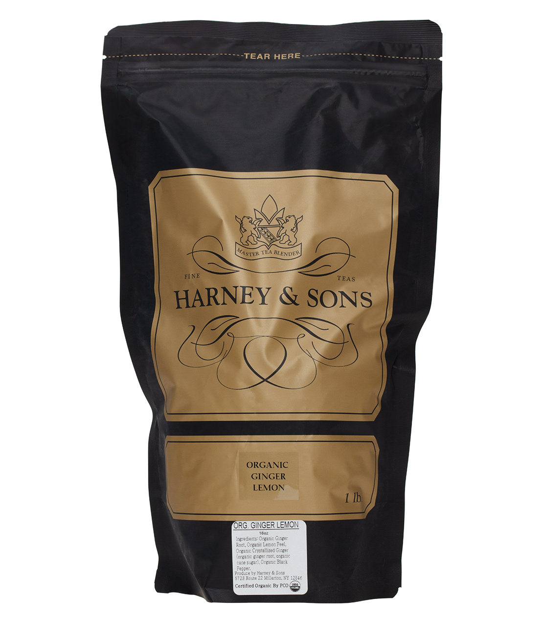 Harney & Sons Organic Ginger Lemon Herbal Tea