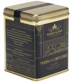Harney & Sons Murder on the Orient Express Blend, tin of 20 tea sachets with smoky and citrus-infused black tea.