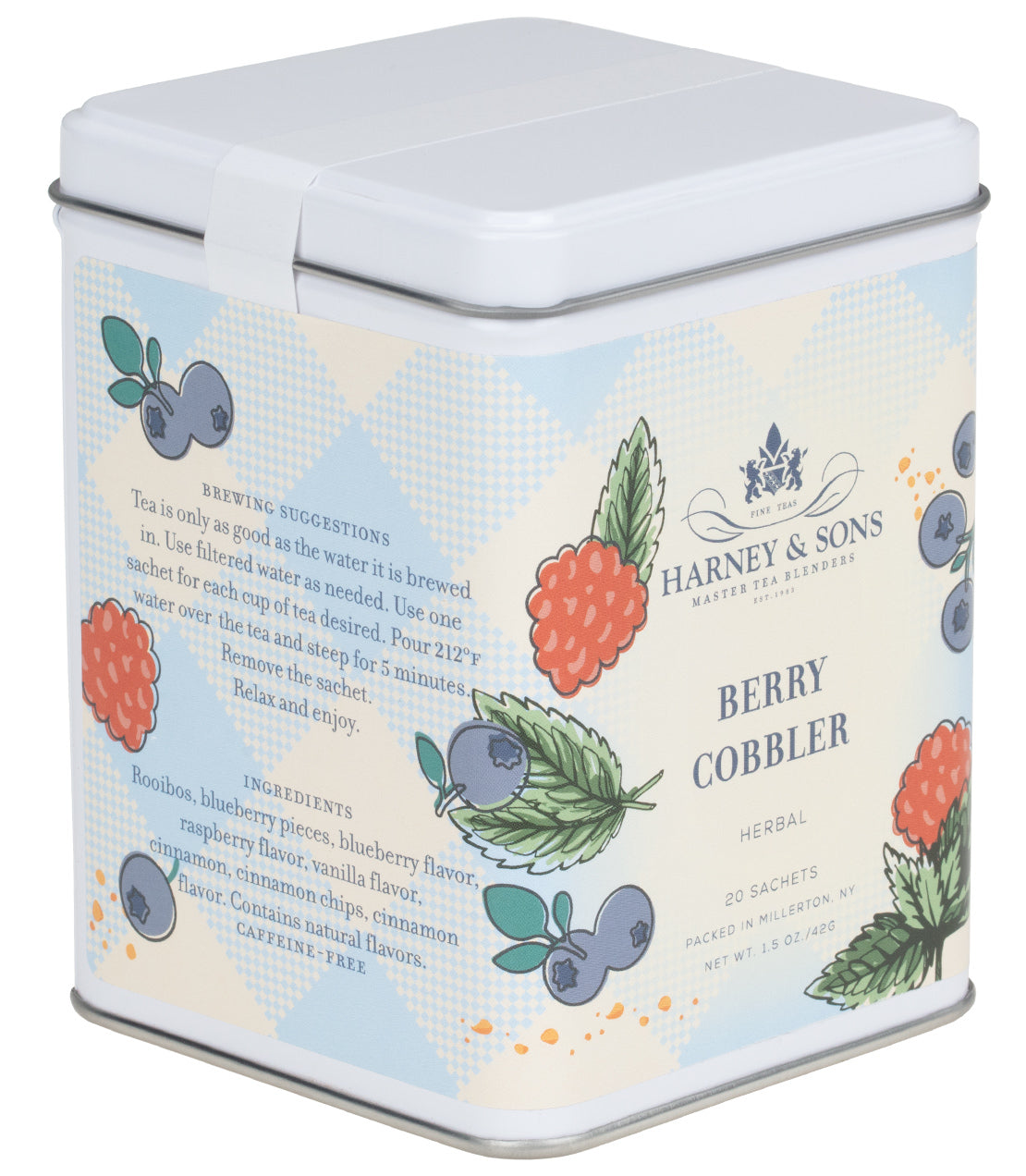 Harney & Sons Berry Cobbler, Tin of 20 Sachets