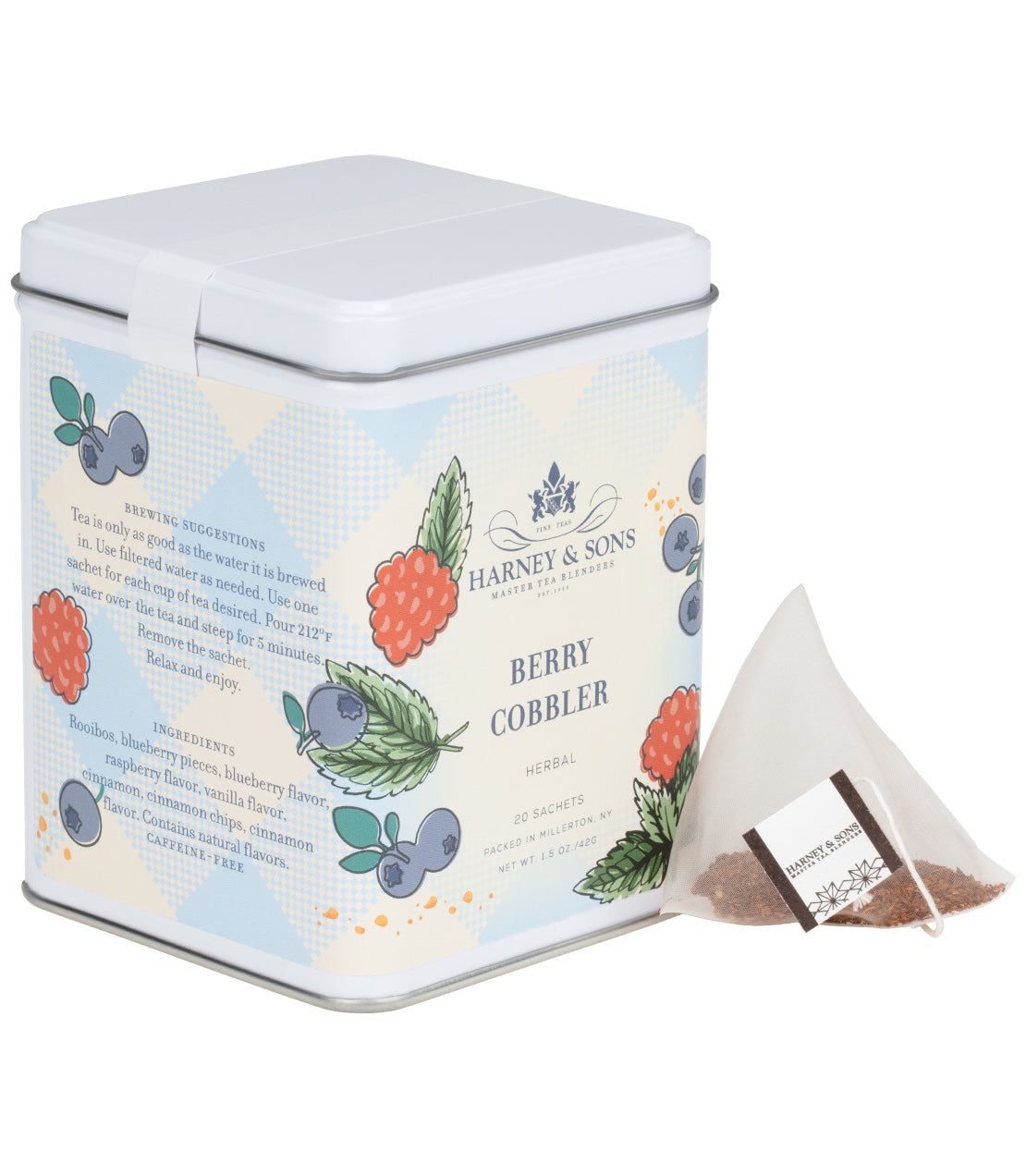 Harney & Sons Berry Cobbler, Tin of 20 Sachets