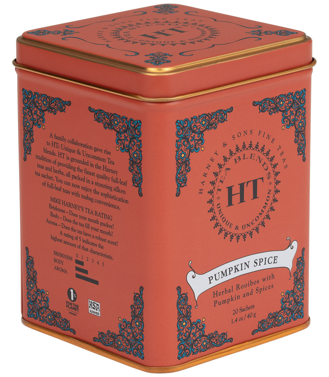 Harney & Sons Pumpkin Spice, HT Tin of 20 Sachets