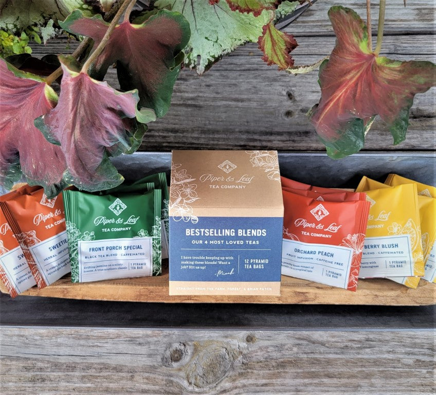 Piper and Leaf Bestselling Blends- Box of 12 Tea Bags