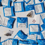 Piper and Leaf Piper Mint Blues Case of Individually Wrapped Tea Bags- 50ct, featuring tea sachets with mint and berry notes.
