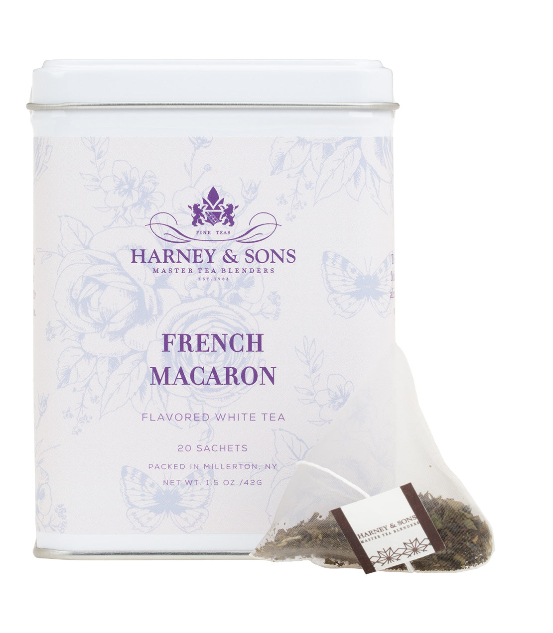 Harney & Sons French Macaron, Tin of 20 Sachets