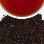 Harney & Sons Chai in a cup, featuring black tea with cardamom, cinnamon, nutmeg, and cloves for a flavorful chai experience.