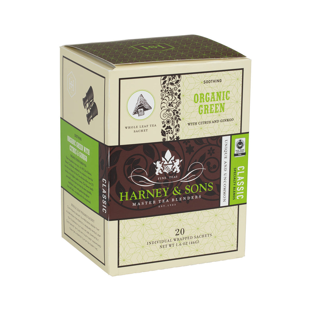 Harney & Sons Organic Green with Citrus & Ginkgo Tea