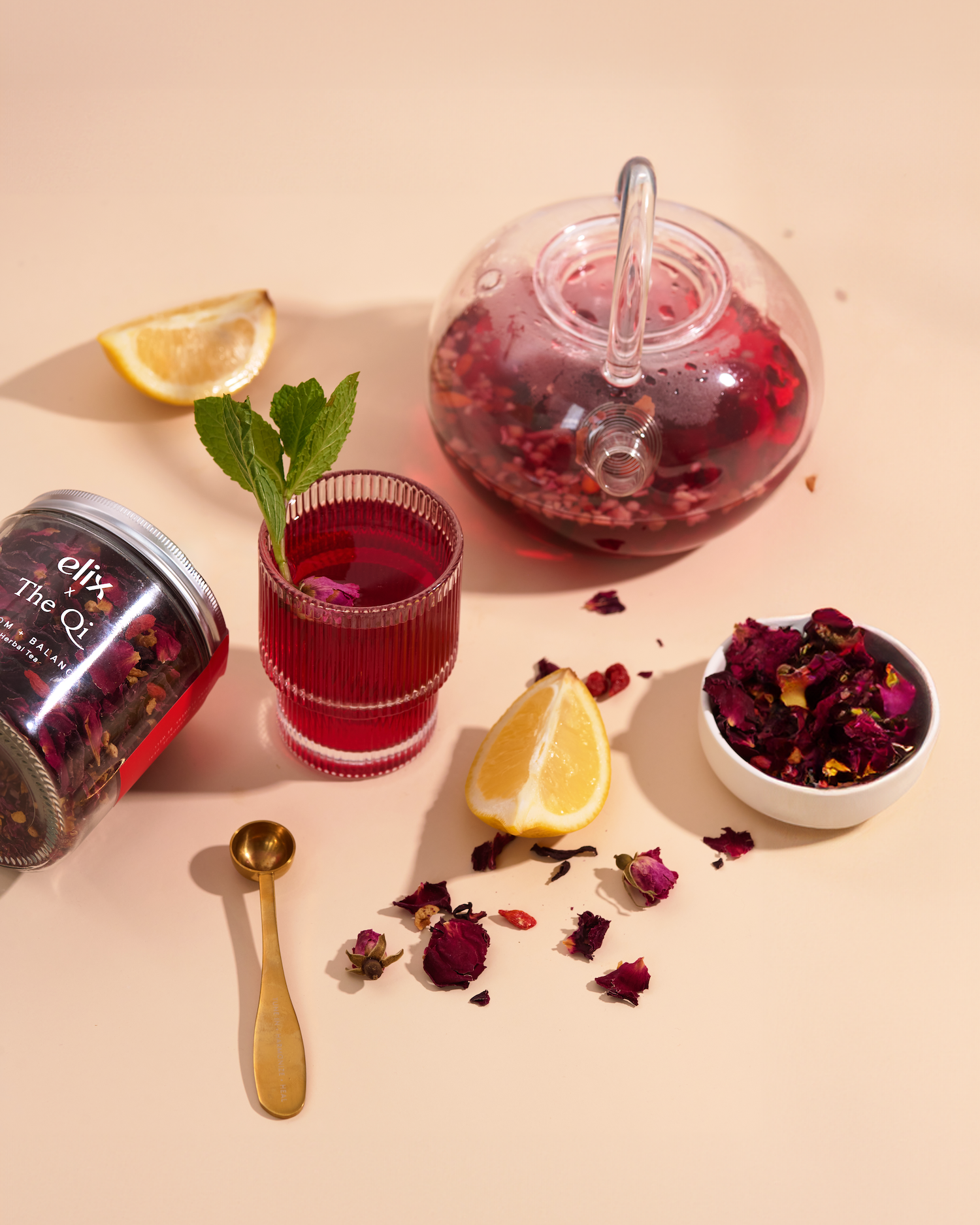The Qi Bloom + Balance Herbal Tea