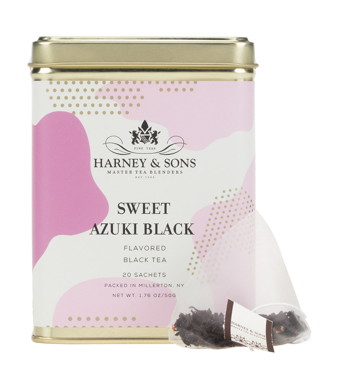Harney & Sons Sweet Azuki Black, Tin of 20 Sachets