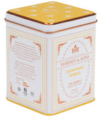 Harney & Sons Chamomile herbal tea sachets in a box, shown in packaging for the 2024 Classic 20 Count.