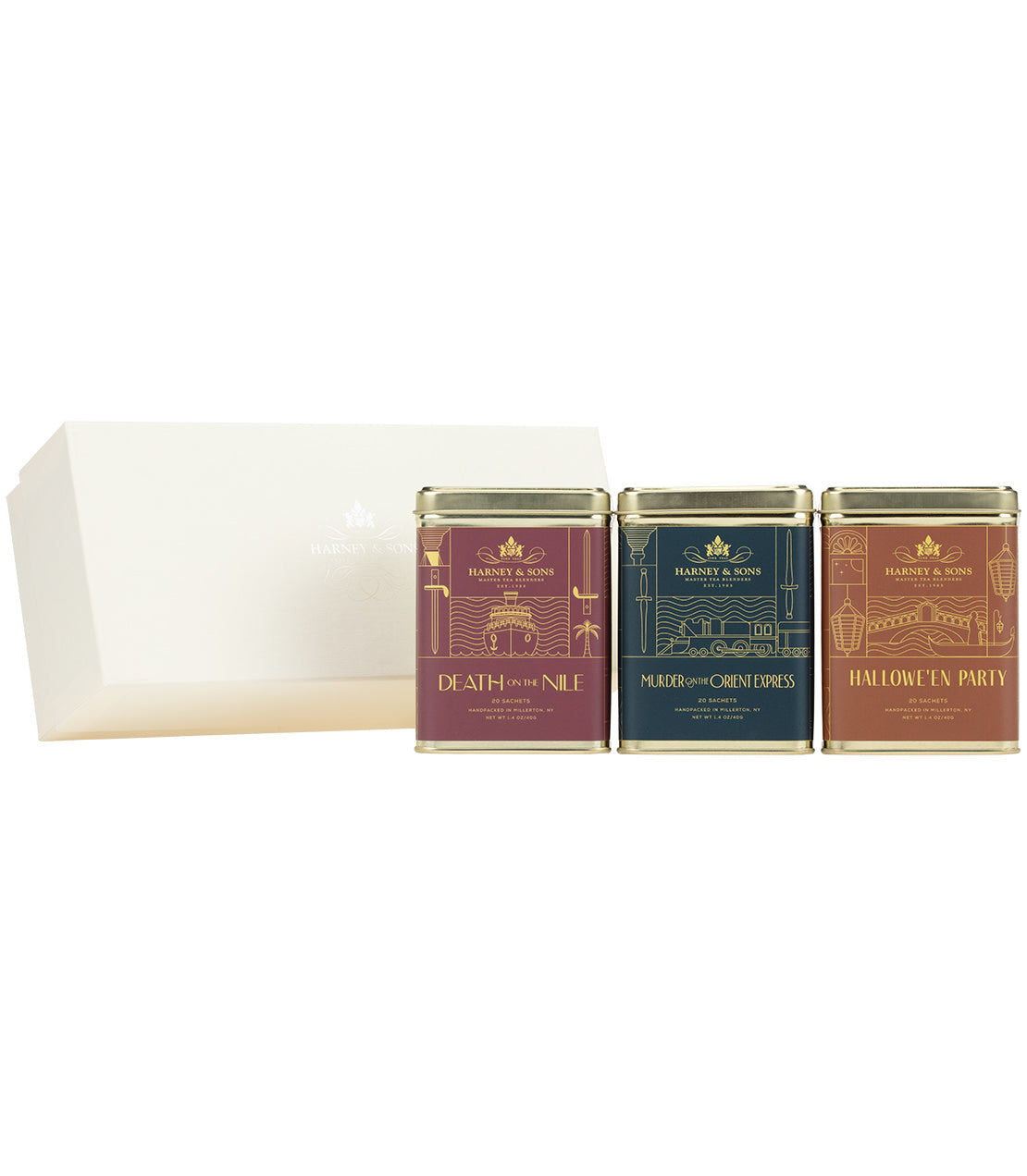 Harney & Sons Agatha Christie Trio Gift Set Black Tea