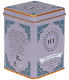 Harney & Sons Black Currant, HT Tin of 20 Sachets, featuring a tin packaging with sachets for brewing tea.