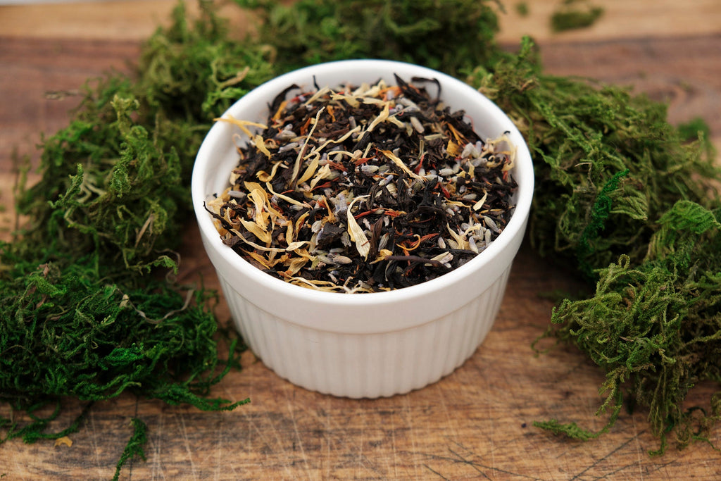 Morelitea Crown of Flowers Black Floral Loose Leaf Tea