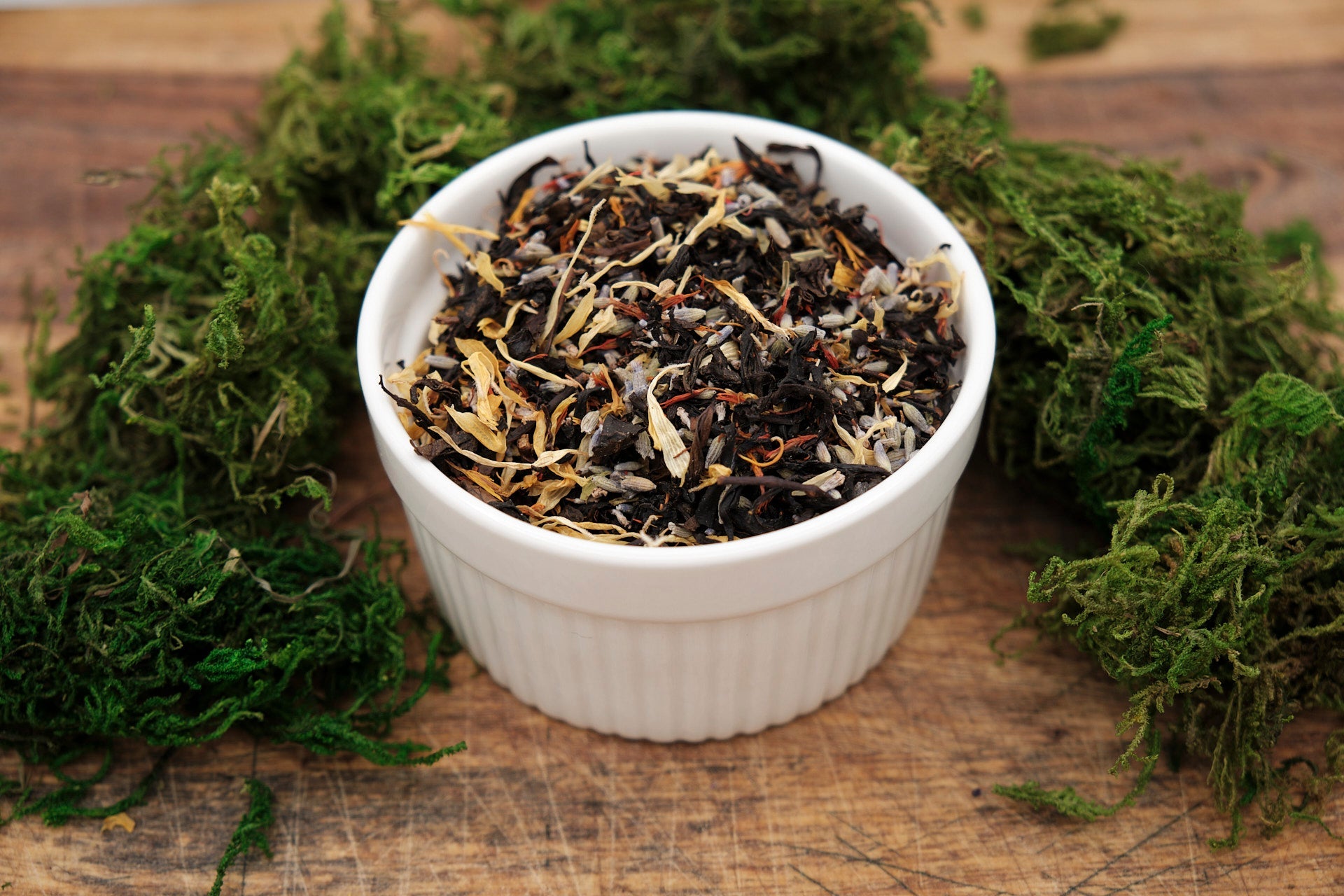 Morelitea Crown of Flowers Black Floral Loose Leaf Tea