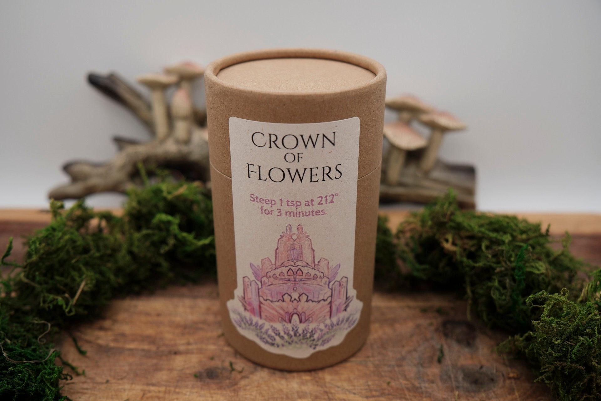 Morelitea Crown of Flowers Black Floral Loose Leaf Tea
