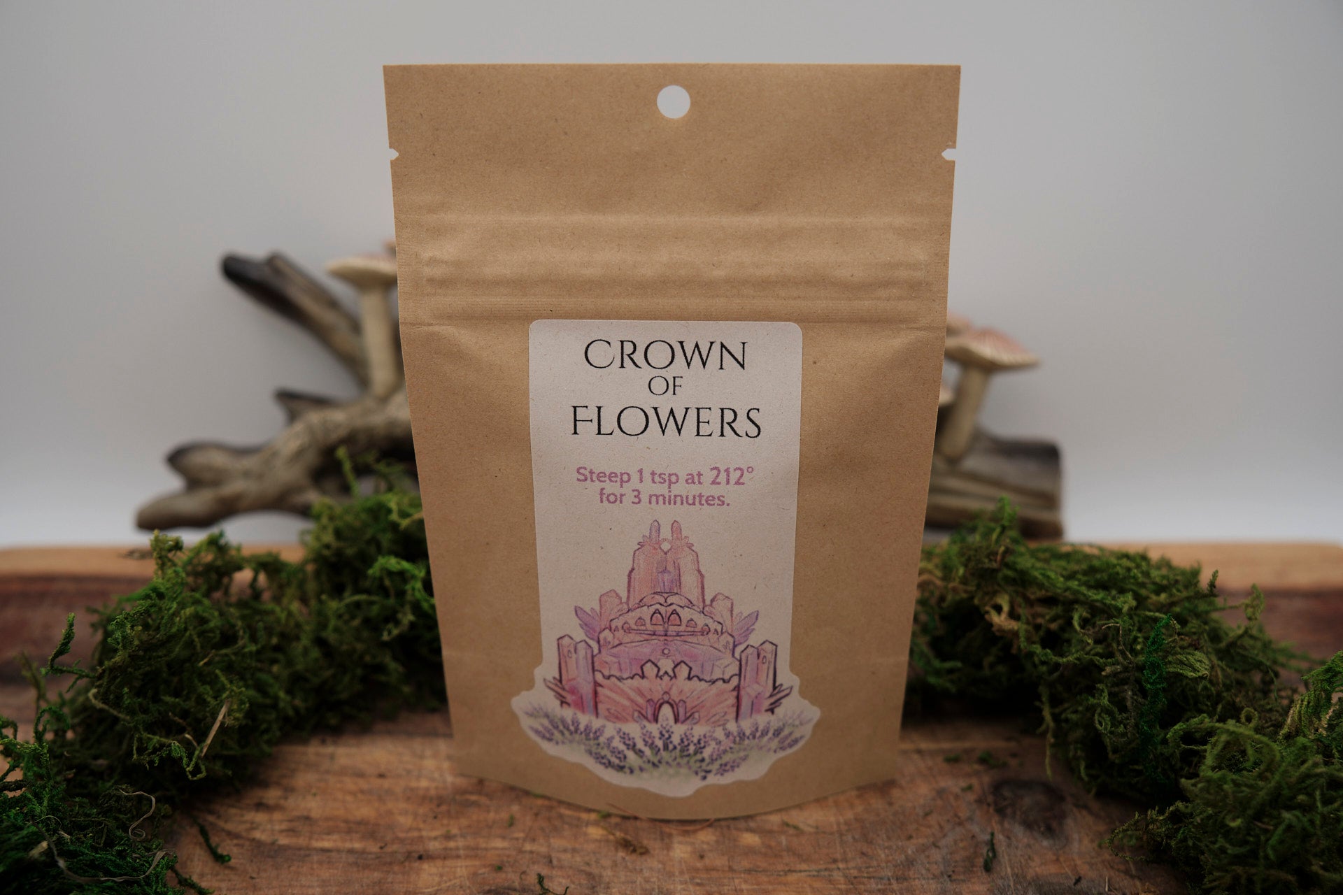 Morelitea Crown of Flowers Black Floral Loose Leaf Tea