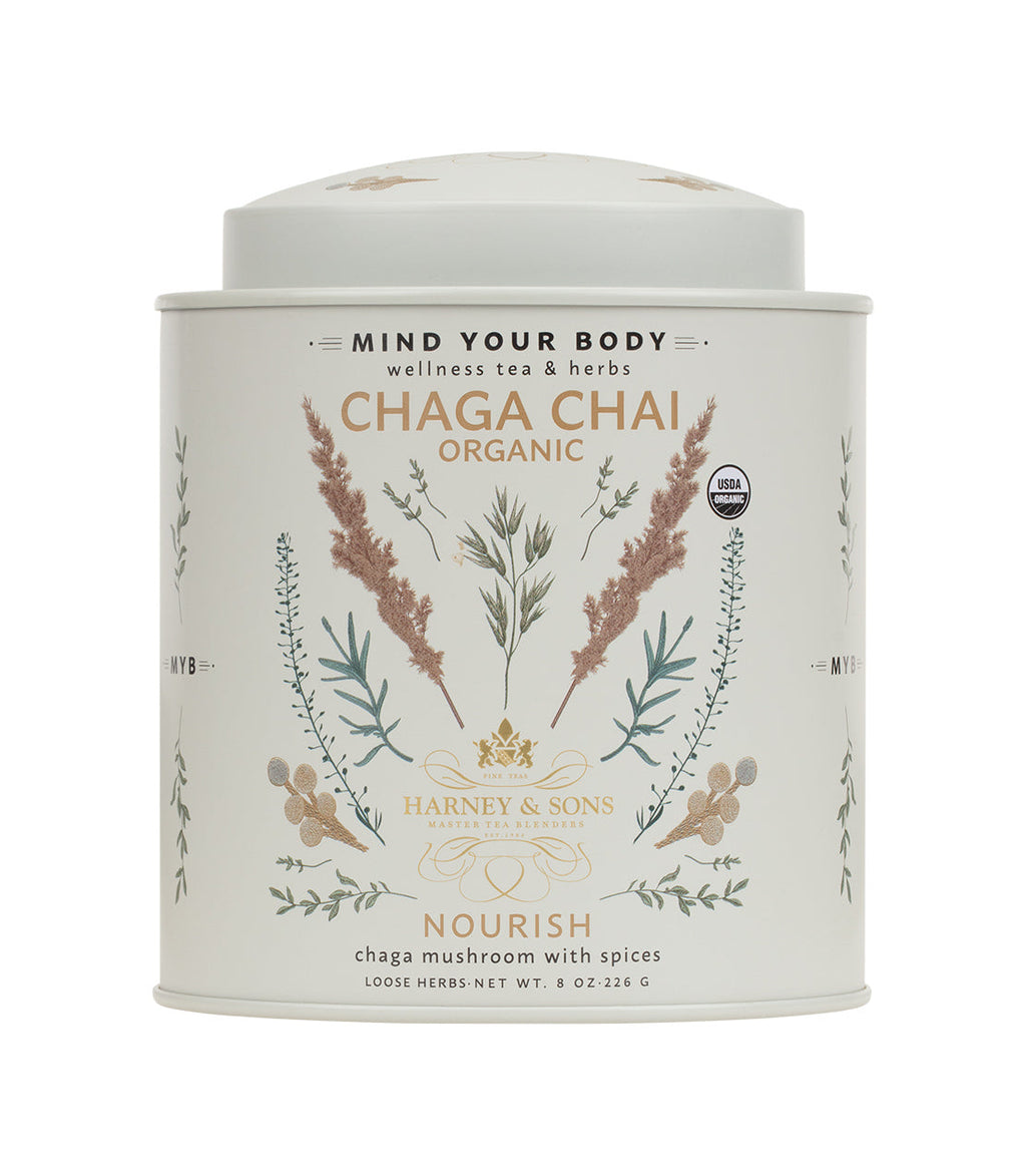 Harney & Sons Organic Chaga Chai – Nourish Wellness Blend Tea