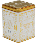 Harney & Sons Gingerbread Festival, Tin of 20 Sachets, featuring gingerbread-flavored black tea sachets in a festive tin.