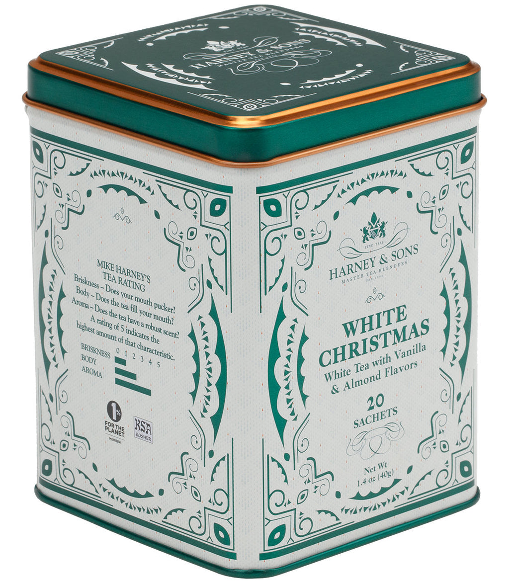 Harney & Sons White Christmas Tea, Tin of 20 Sachets