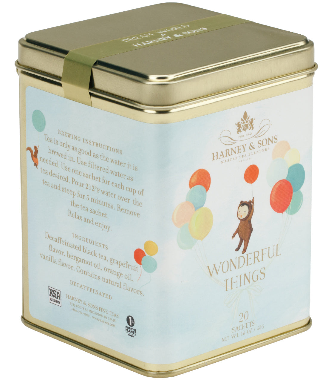 Harney & Sons Wonderful Things: Boy, Tin of 20 Sachets