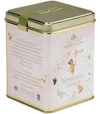 Harney & Sons Wonderful Things: Girl, tin of 20 sachets for herbal tea, featuring a design suitable for new baby celebrations.
