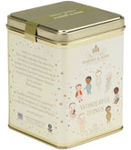 Harney & Sons Wonderful Things: Mystery tin containing 20 sachets of caffeine-free tea for parents and children.