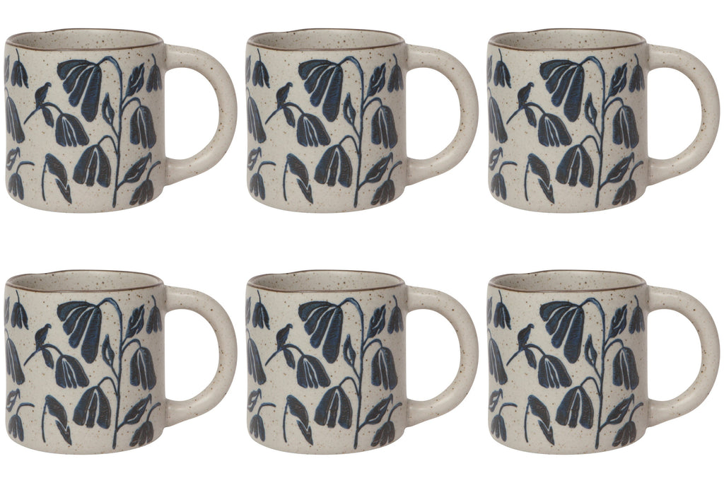 Set of 6 Posy Element Mug