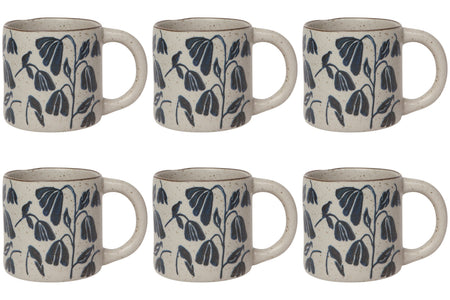 Set of 6 Posy Element Mug