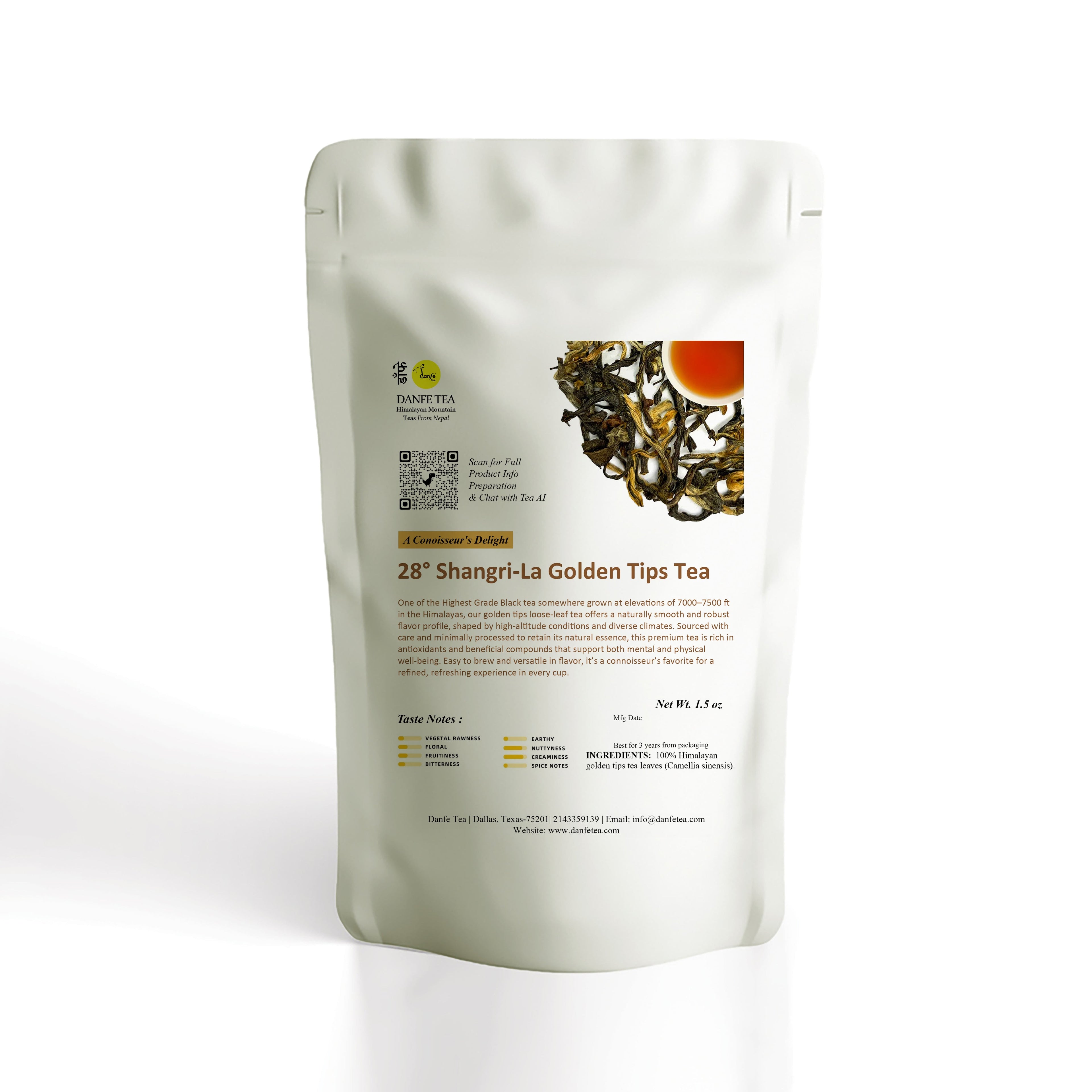 Danfe Shangri-La Golden Tips Tea