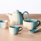 Pheeka Striped Jumbo Mug with Spoon