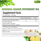 Premium Moringa Ginger Peppermint Herbal Tea