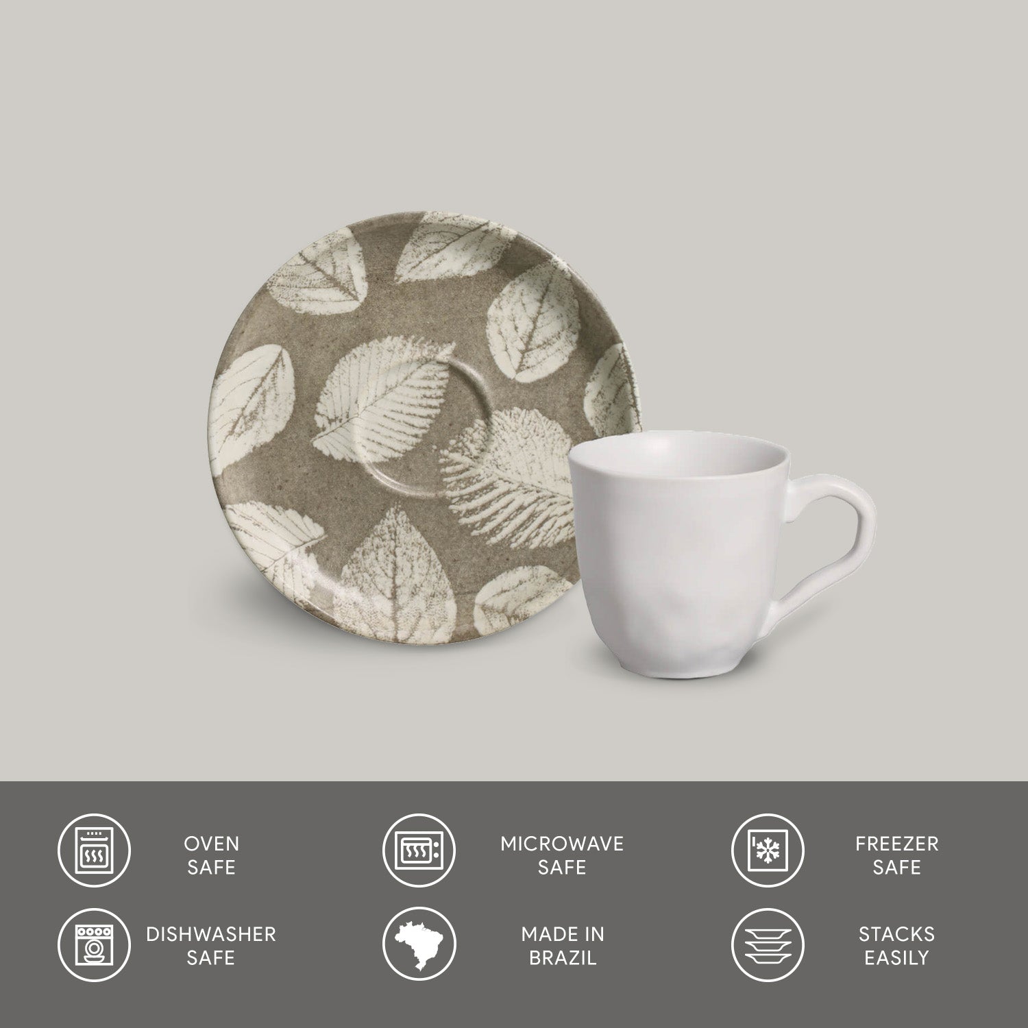 Porto Brasil Cup & Saucer Set of 6